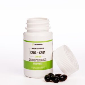 CBDA + CBGA Immunity Formula – 1200mg Softgel Pills, 30 count